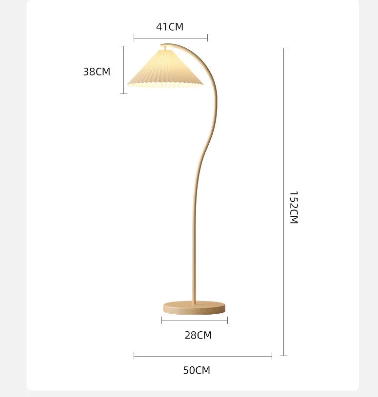 Lampadaire Led Moderne En Tissu